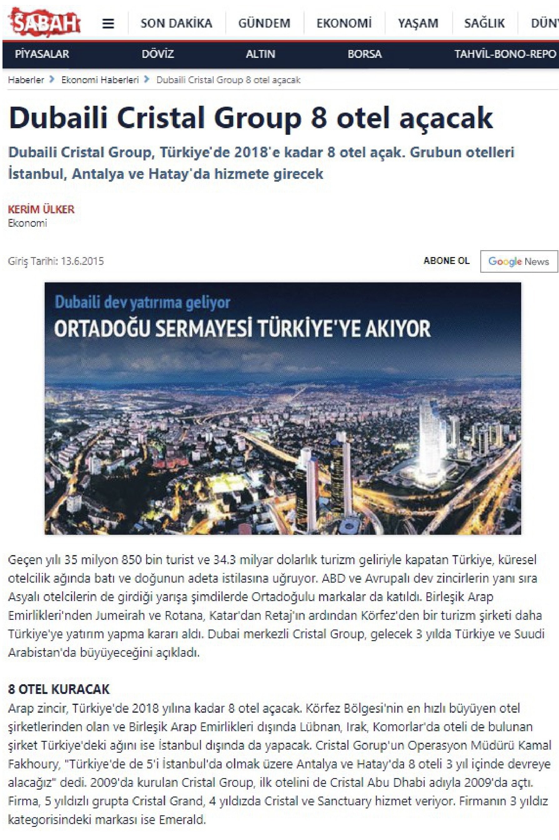 Gazete Haberi